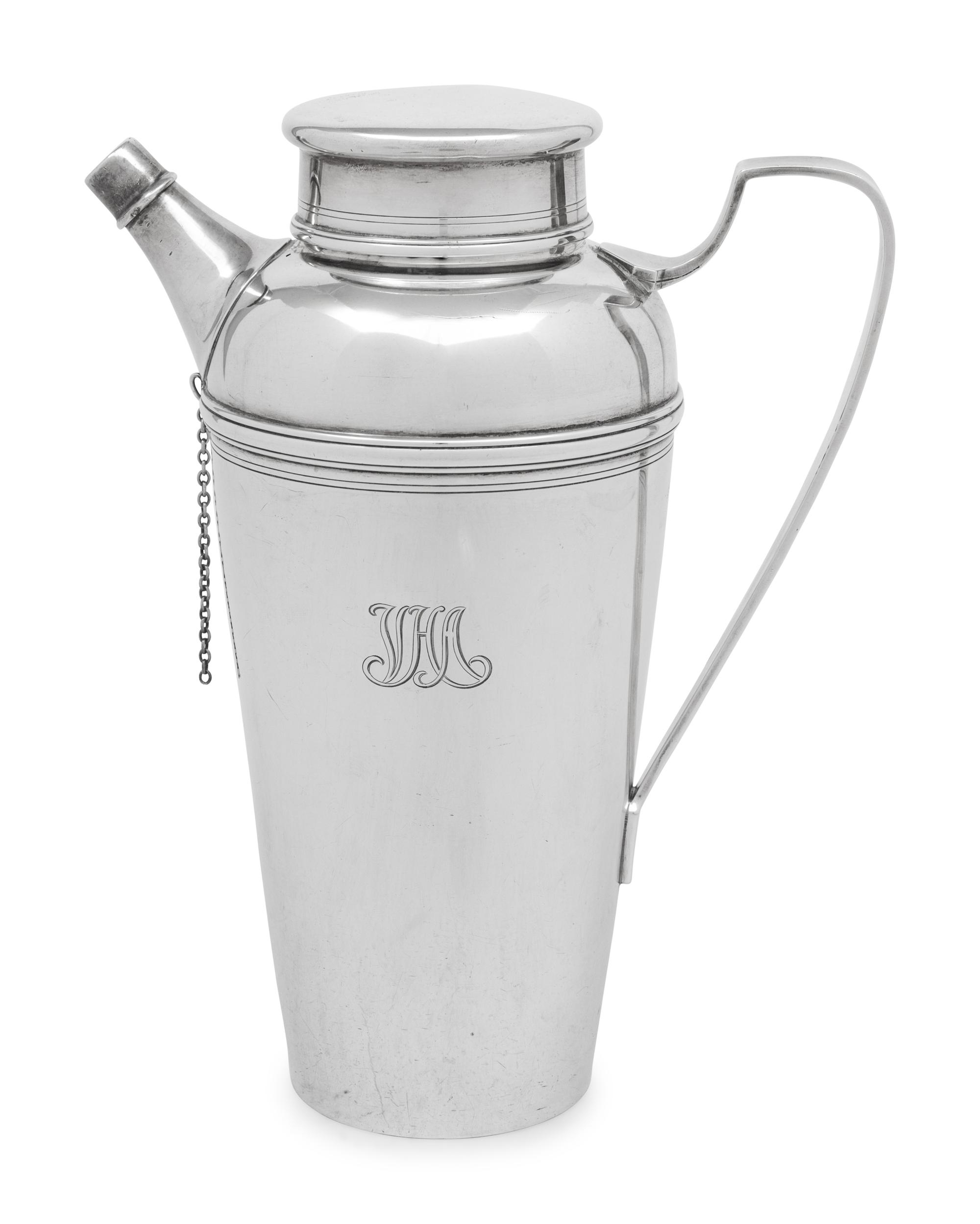 A Tiffany and Co. Silver Cocktail Shaker