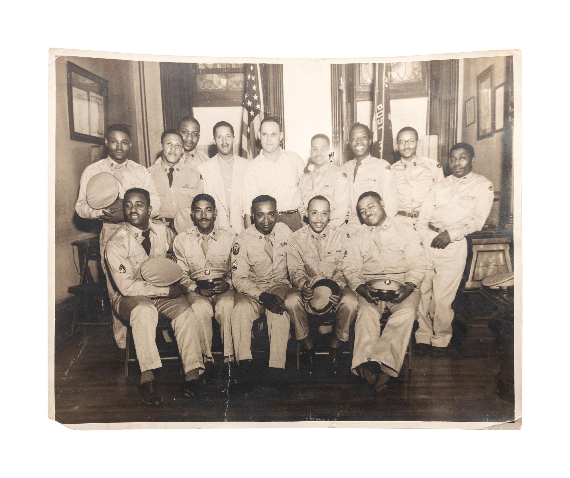 [WORLD WAR II]. Archive identified to African American Sergeant William T. Carter.