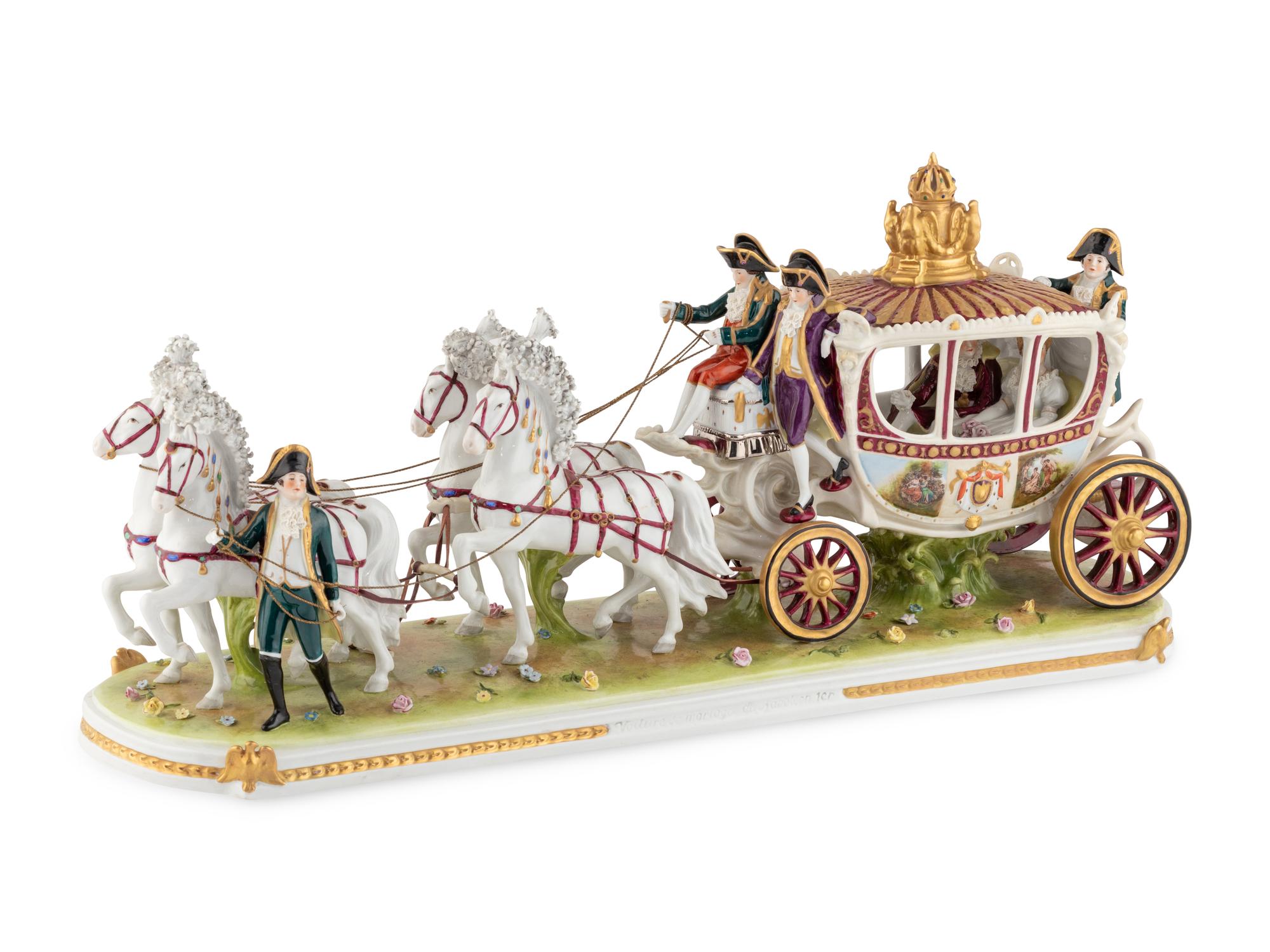 A Scheibe Marriage de Napoleon Porcelain Group