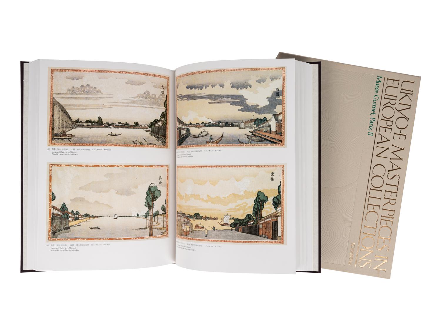 [JAPANESE PRINTS & DRAWINGS--COLLECTIONS] A group of multi-volumed works about Japanese Prints & Drawings in Private or Museum Collections, comprising:
