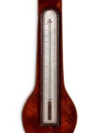 A George III Mahogany Wheel Barometer