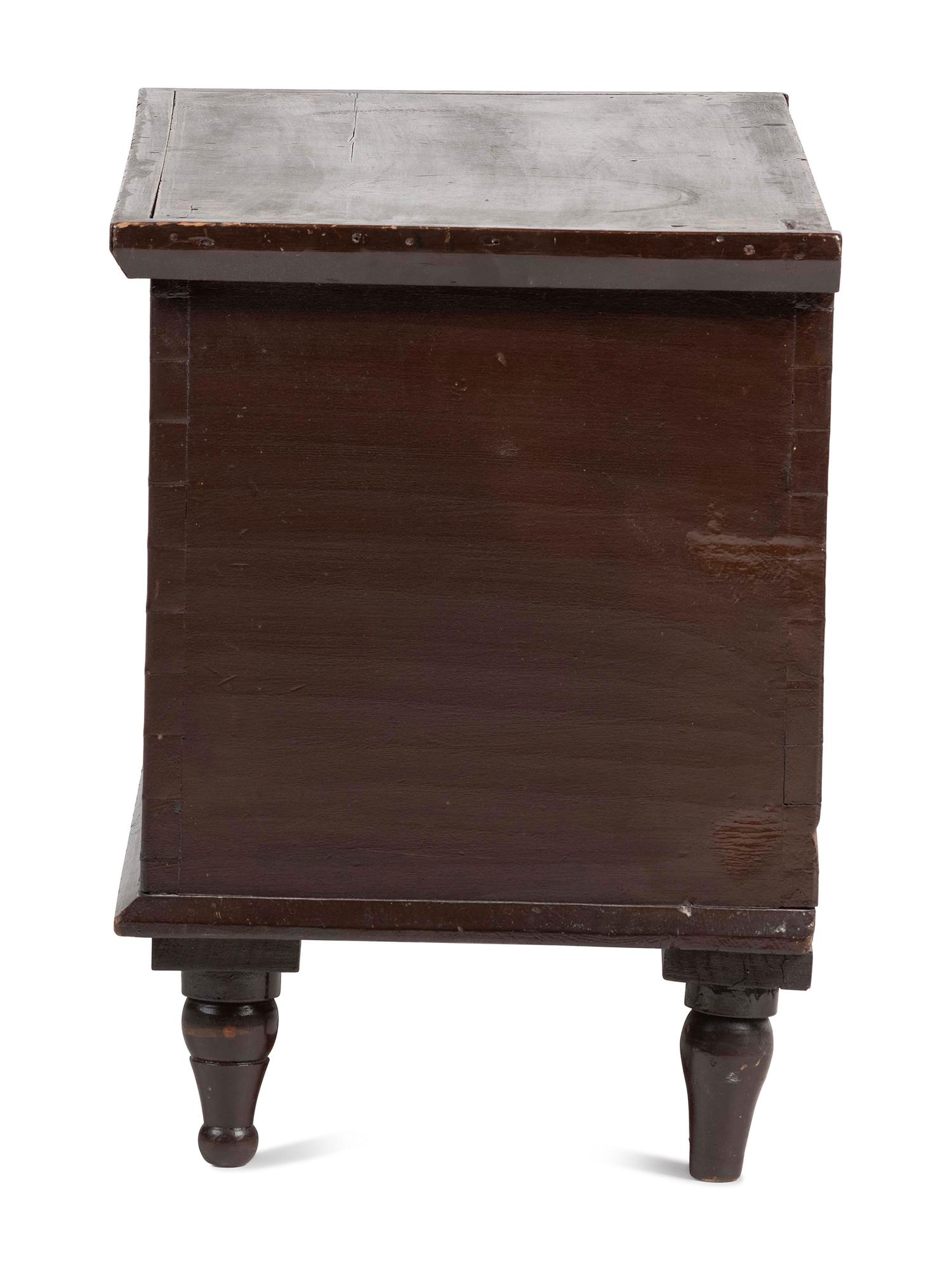 A Classical Gilt and Paint Decorated Poplar Blanket Chest