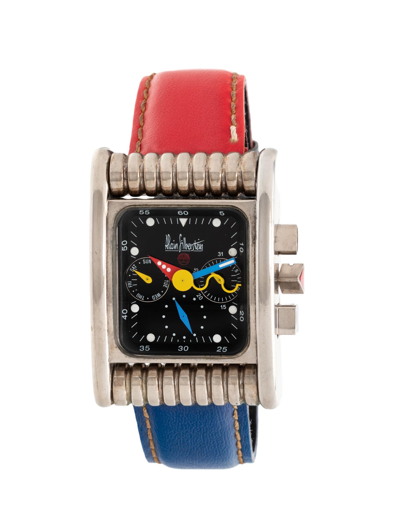 ALAIN SILBERSTEIN, SILVER DAY DATE WATCH