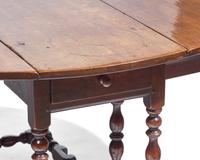 A William and Mary Turned Maple Gate-Leg Table