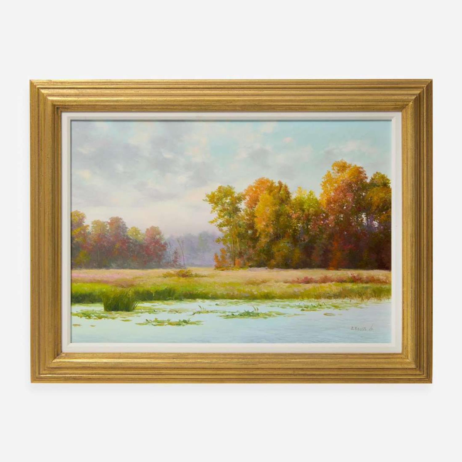 Albert L. Bross Jr. (American, 1921-2003) Swamp Refuge