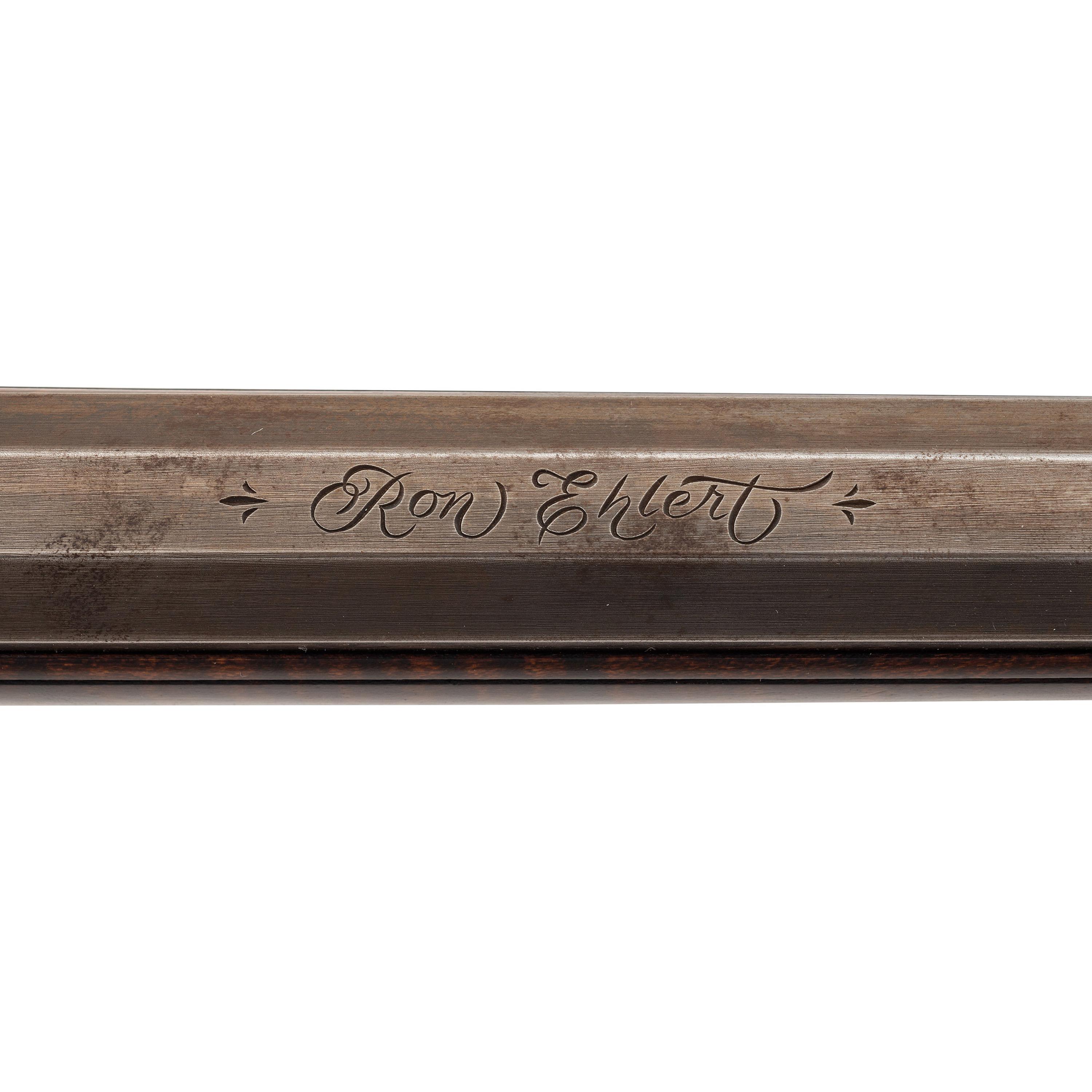 Contemporary Flintlock Flintlock Smooth Rifle by Ron Ehlert