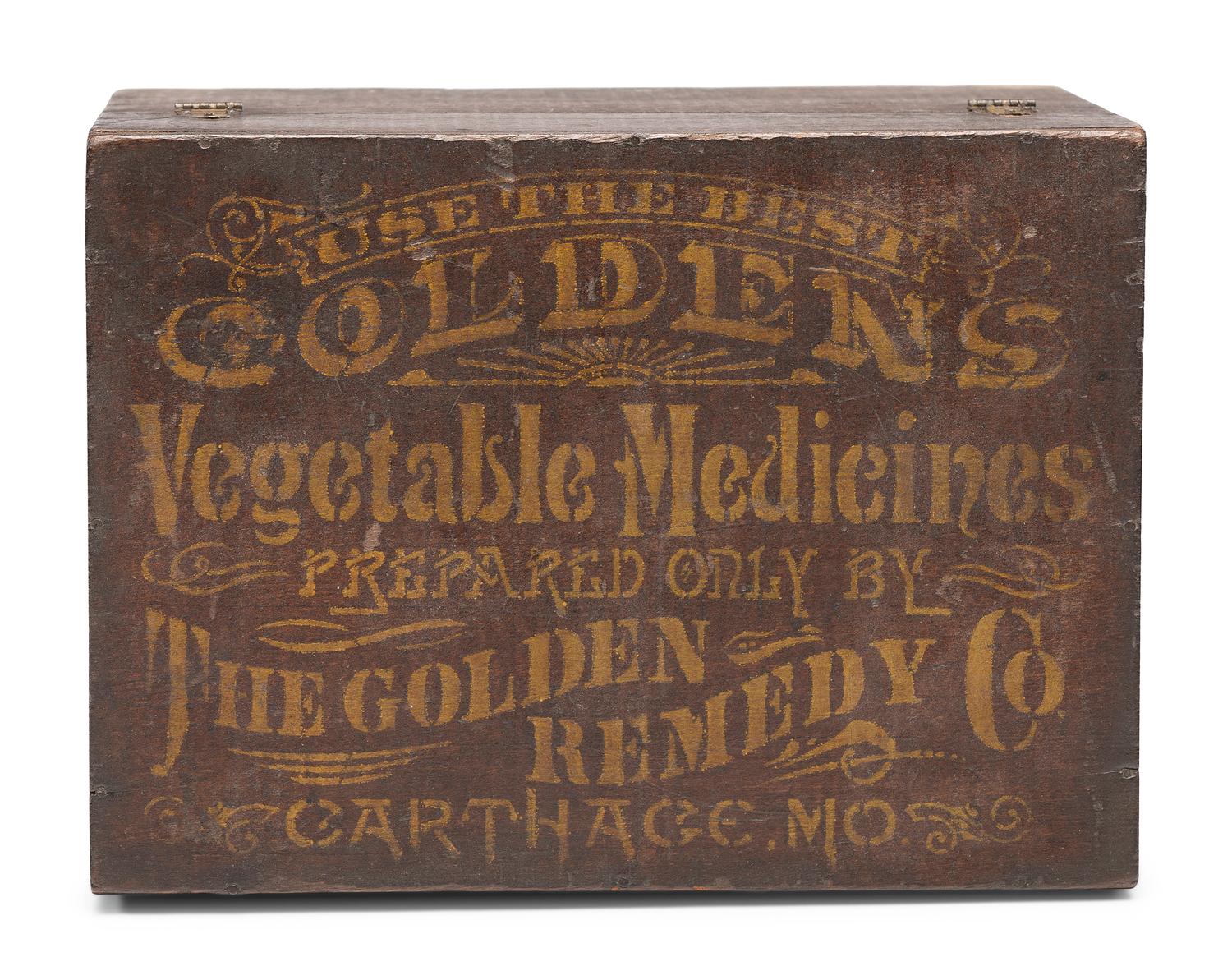 Three Wooden Advertising Boxes