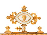 An Ornate Gilt Wood Mirror
