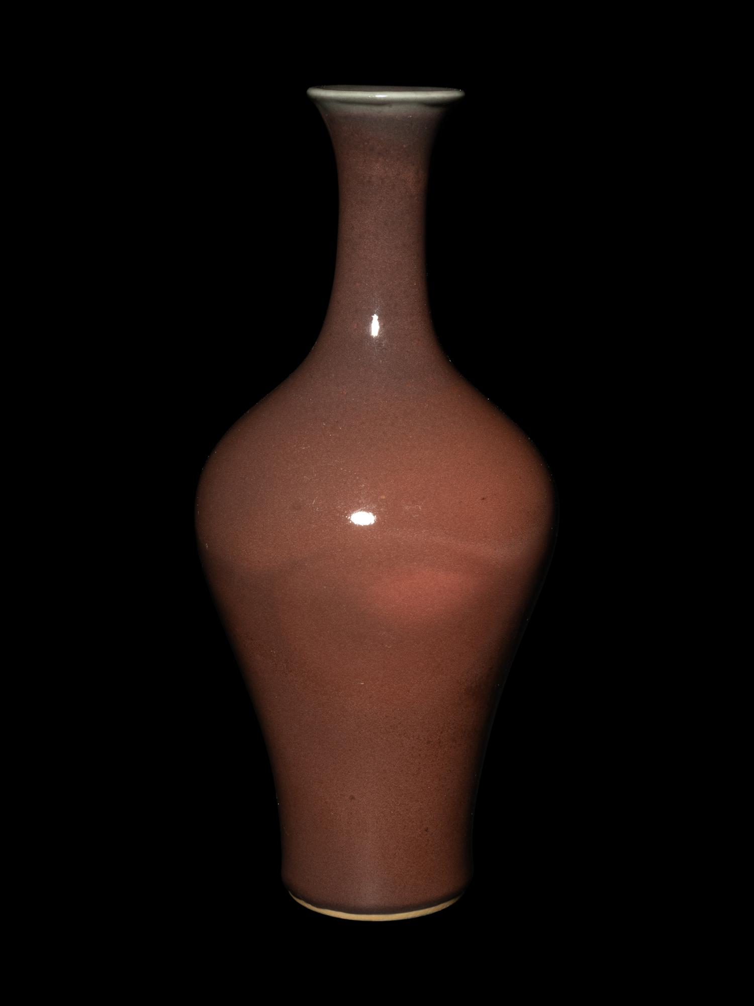 A Sang-de-Boeuf Porcelain Bottle Vase