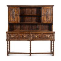A Charles II Style Oak Welsh Cupboard