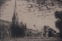 George New, (Wisconsin, 1894-1963), Towers of Wisconsin Avenue and St. James Church (two works)
