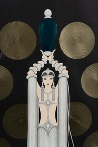 Emerald Vase I (White) and Emerald Vase II (Black) (two works)