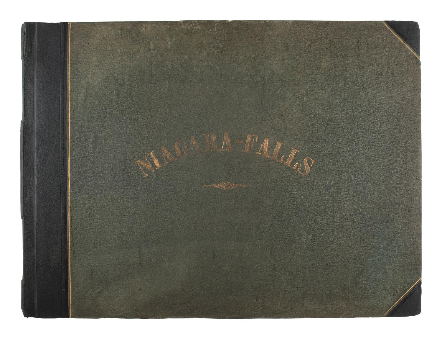 [NIAGARA FALLS, NY - EARLY PHOTOGRAPHY]. An album containing 20 views of Niagara Falls. Niagara Falls, New York, compiled in 1867.