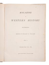 Magazine of Western History. Vols. 1-9, 1884-1889.