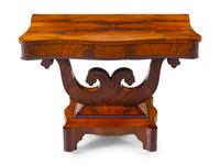 An American Empire Mahogany Table