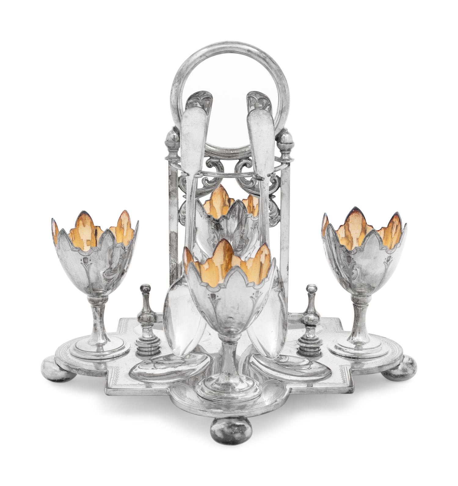 An English Silver-Plate Egg Coddler