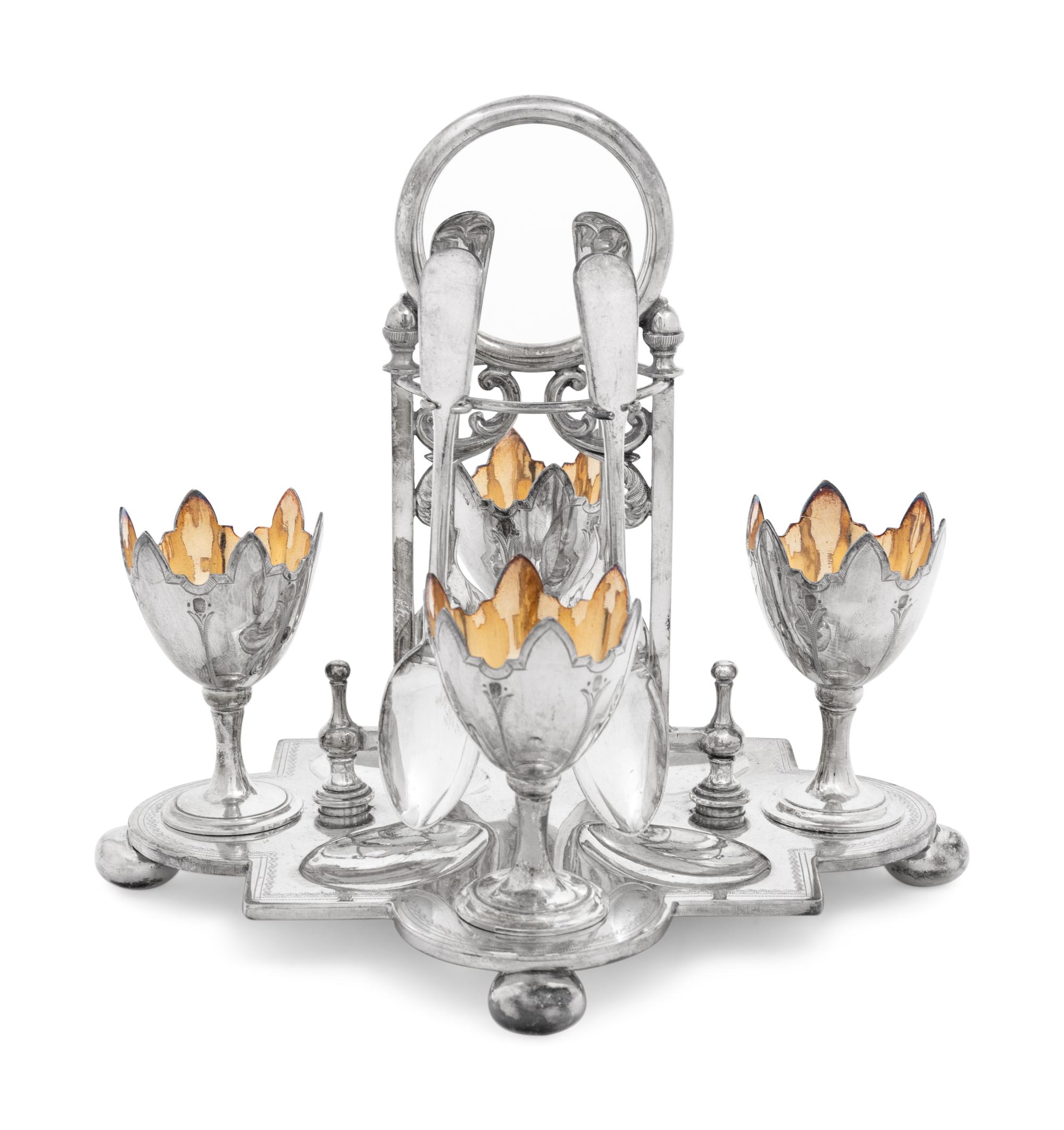 An English Silver-Plate Egg Coddler