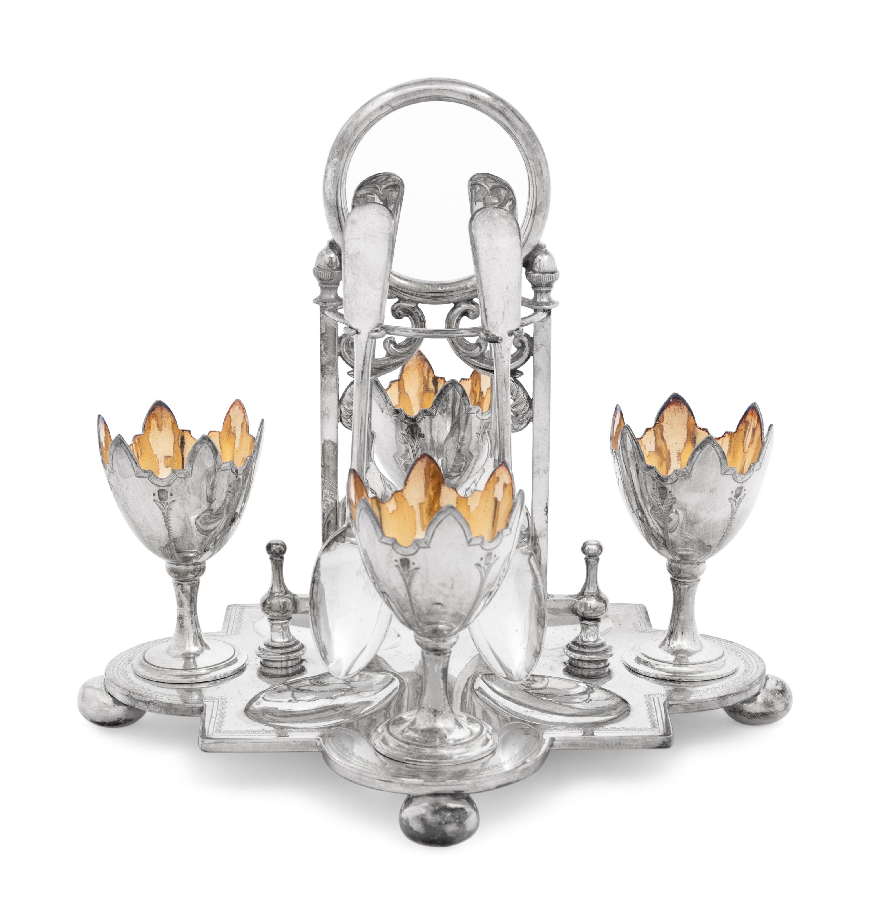 An English Silver-Plate Egg Coddler