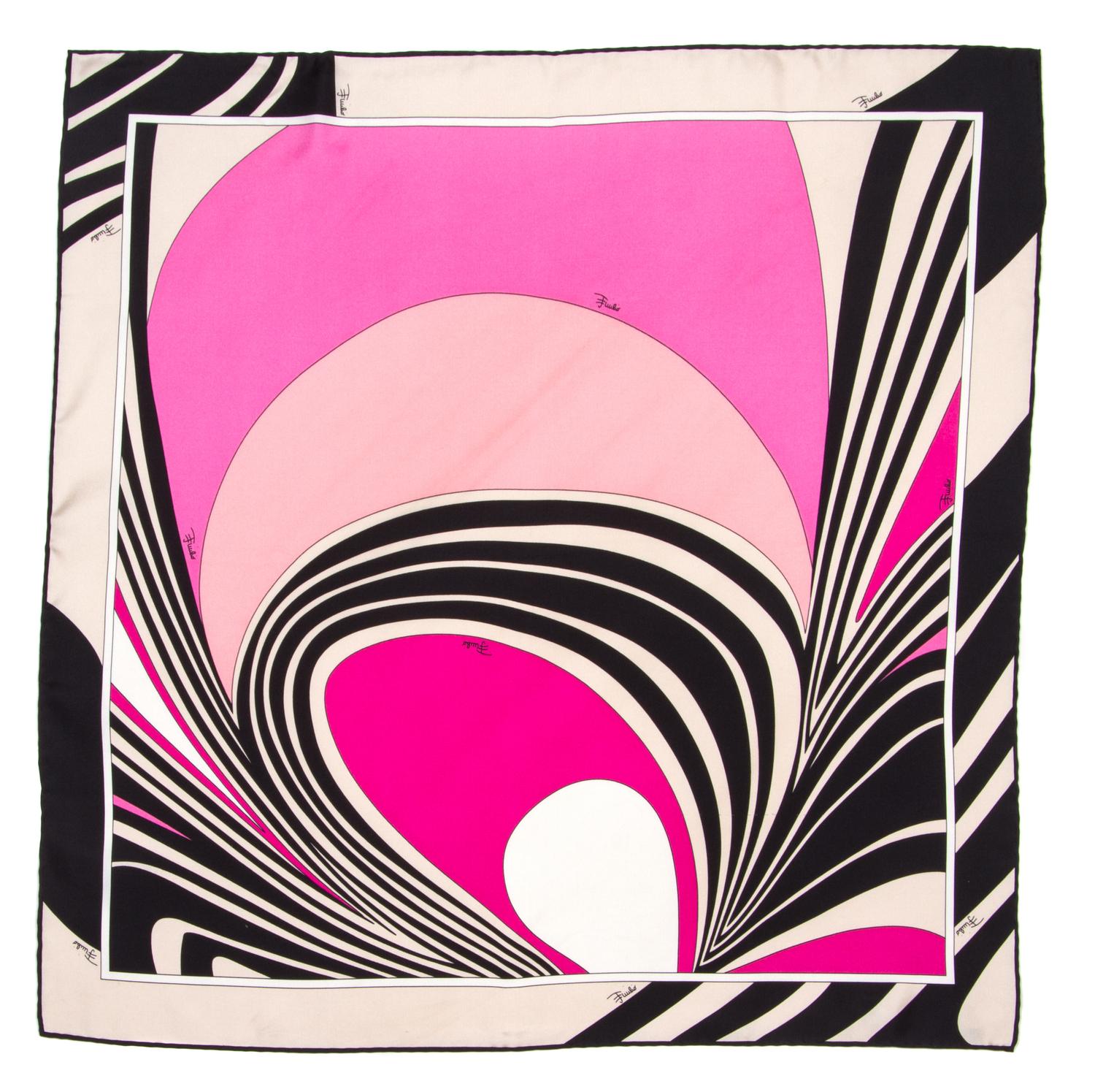 A Pucci Silk Scarf, 23" x 23".