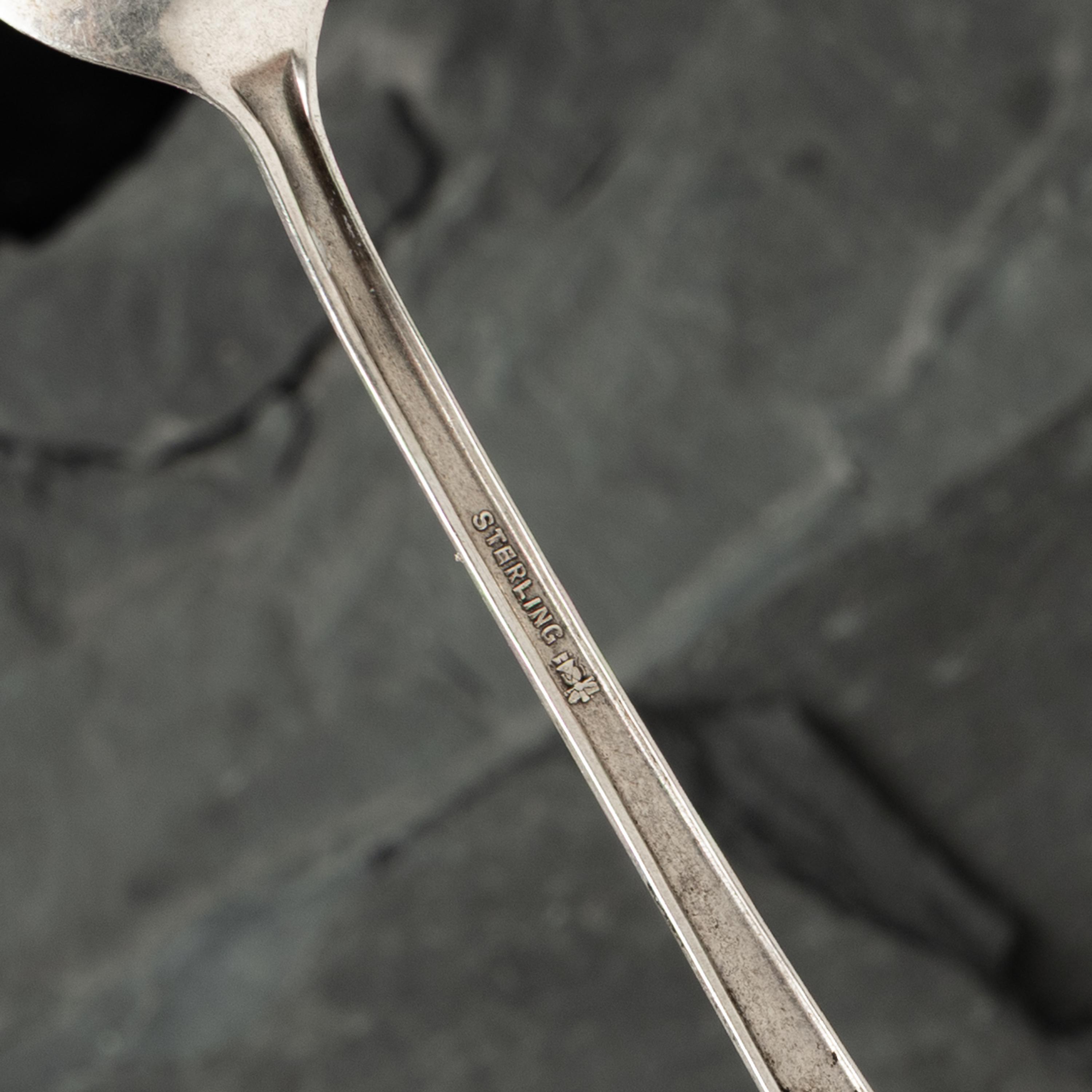 Maisel's Trading Post (Shop, 1923-1960s) — Navajo Sterling Silver Route 66 Curio Iced Tea Spoons, PLUS