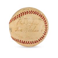 A 1941 Montreal Royals Team Signed Autograph Baseball
