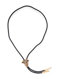 YELLOW GOLD BULL BOLO TIE