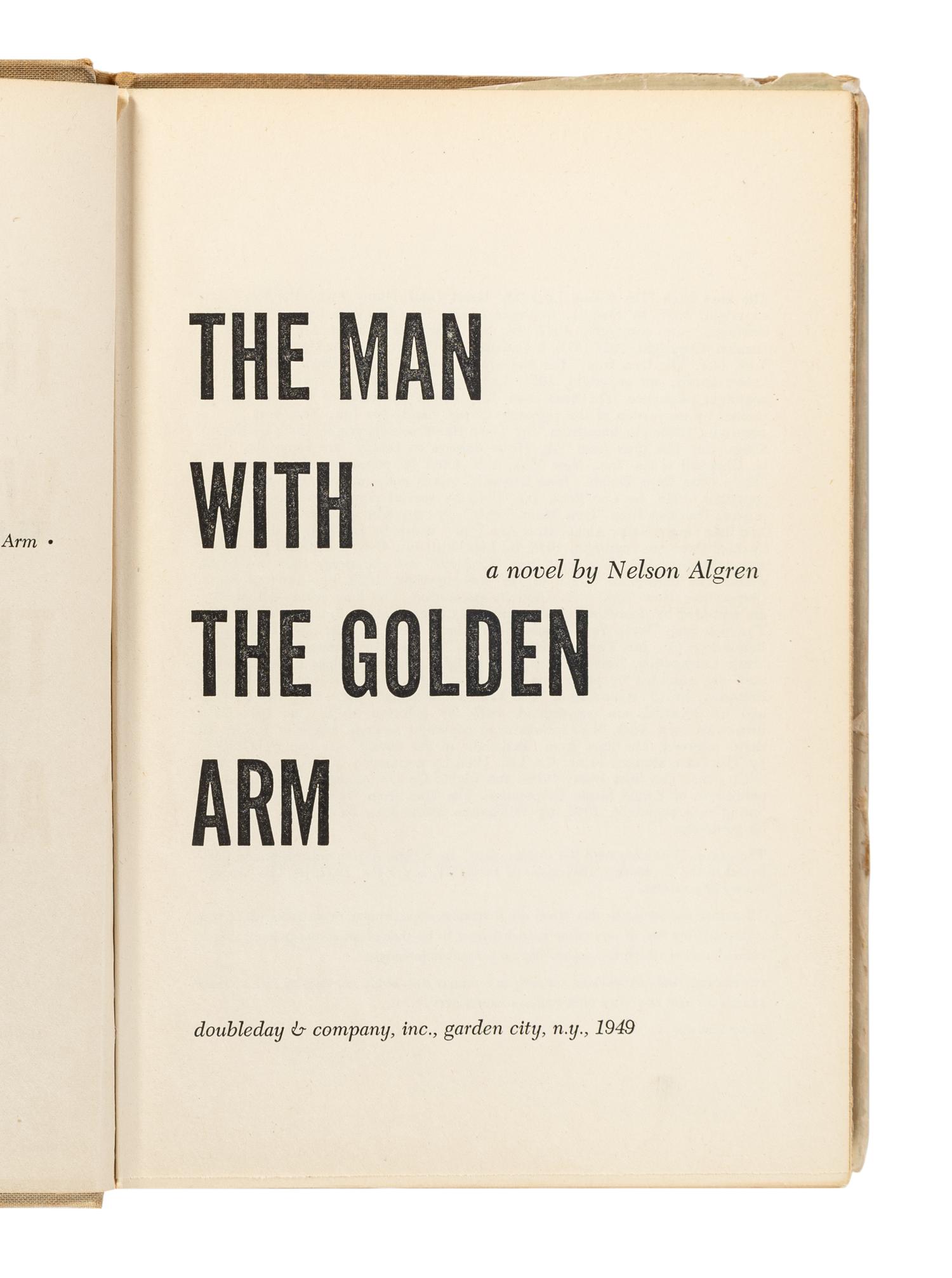 ALGREN, Nelson (1909-1981). A Walk on the Wild Side. New York: Farrar, Straus, & Cudahy, 1956.