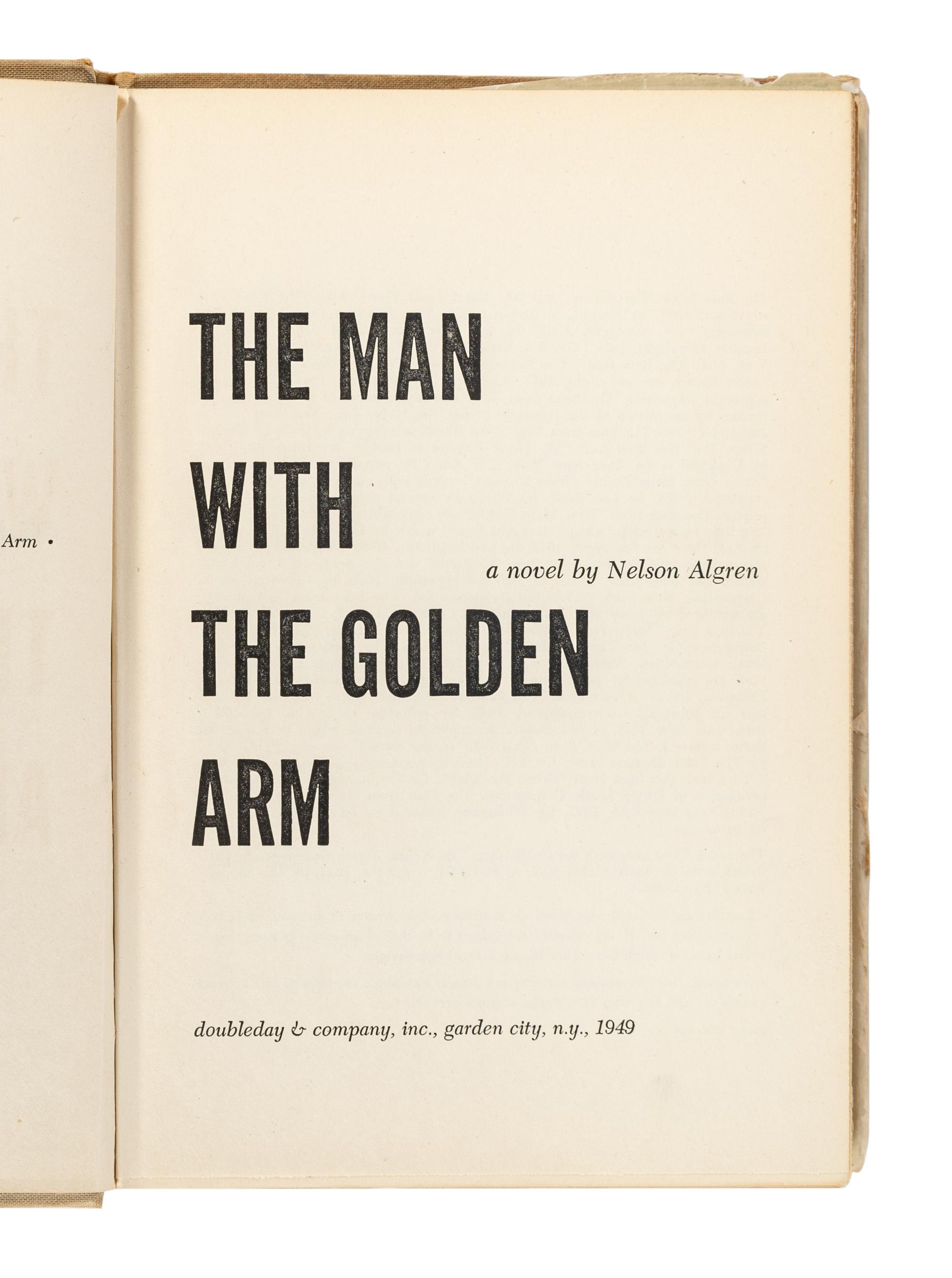 ALGREN, Nelson (1909-1981). A Walk on the Wild Side. New York: Farrar, Straus, & Cudahy, 1956.