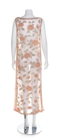 Two Vintage Sheer Dresses, 1960s Robe size label: Medium