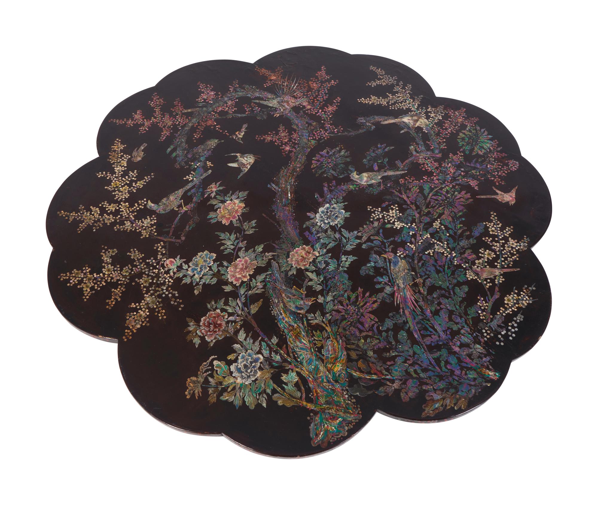 A Japanese Nagasaki Export Lacquer Center Table — 19TH CENTURY