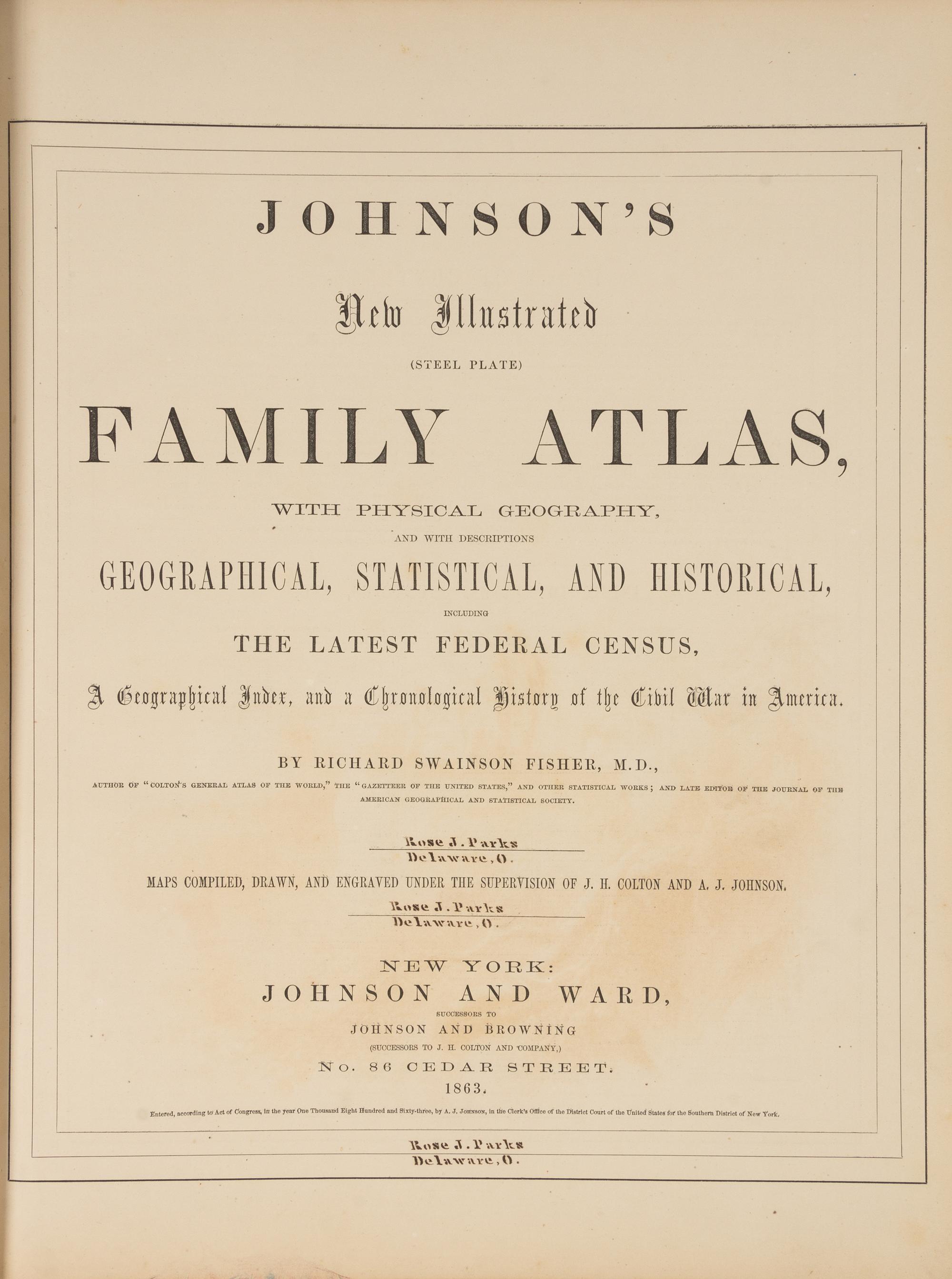 [ATLASES] Johnson and Ward