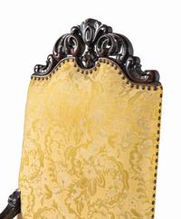A William and Mary Style Walnut Armchair