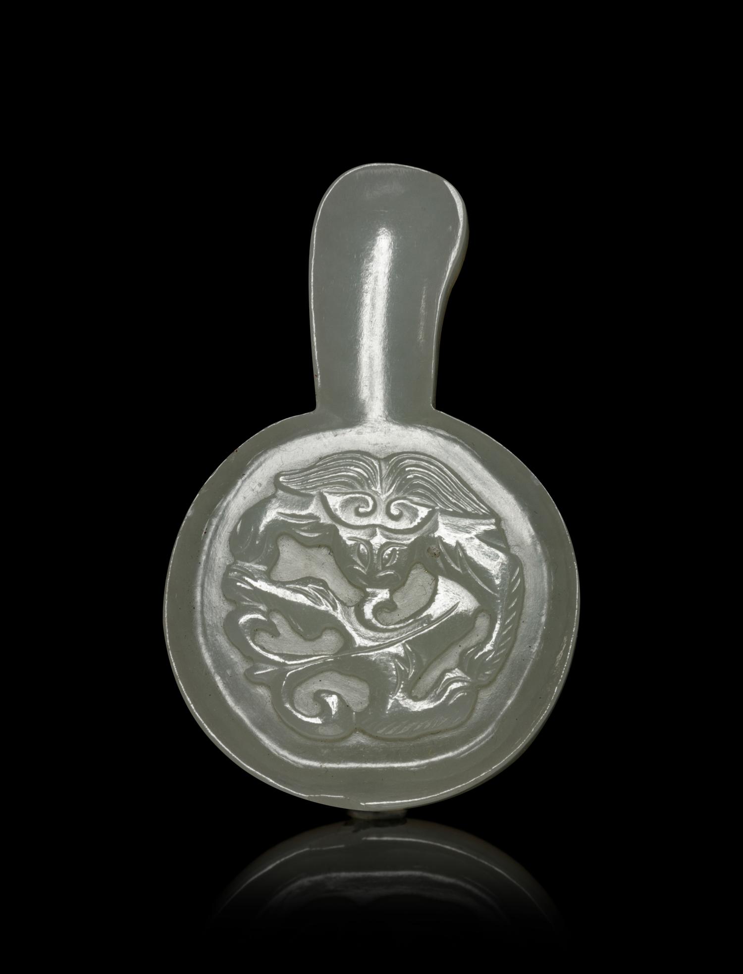 Four Chinese Jade and Hardstone Scholar's Objects