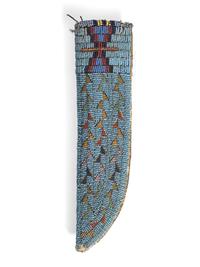 Cheyenne Beaded Hide Knife Sheath