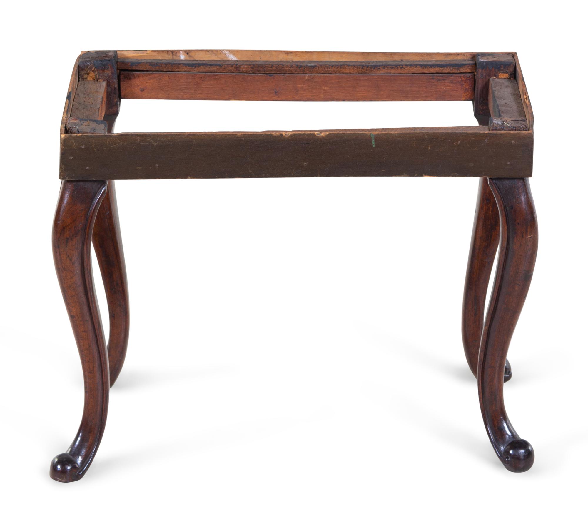 A George II Mahogany Tabouret