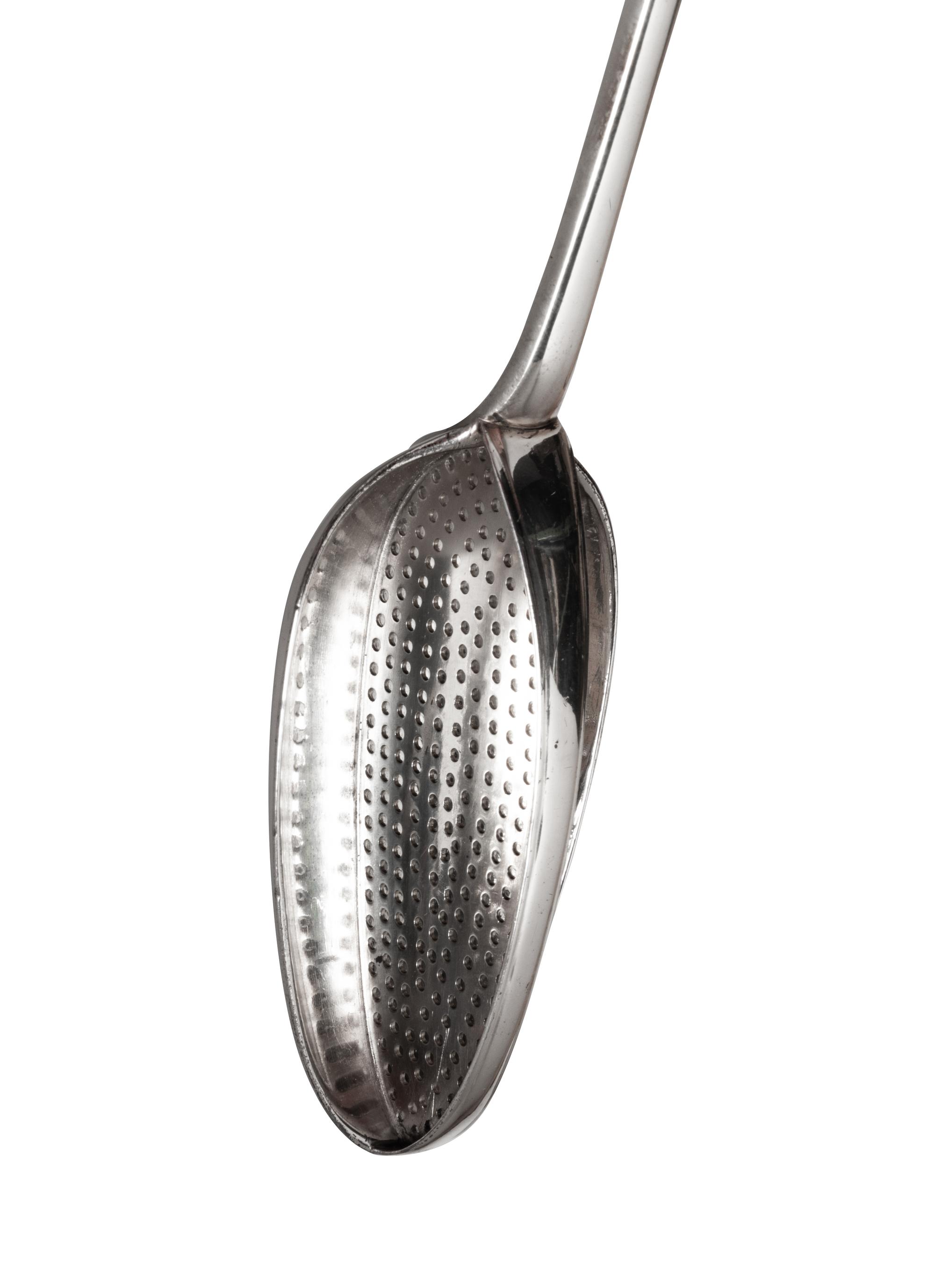 A George III Silver Strainer Spoon