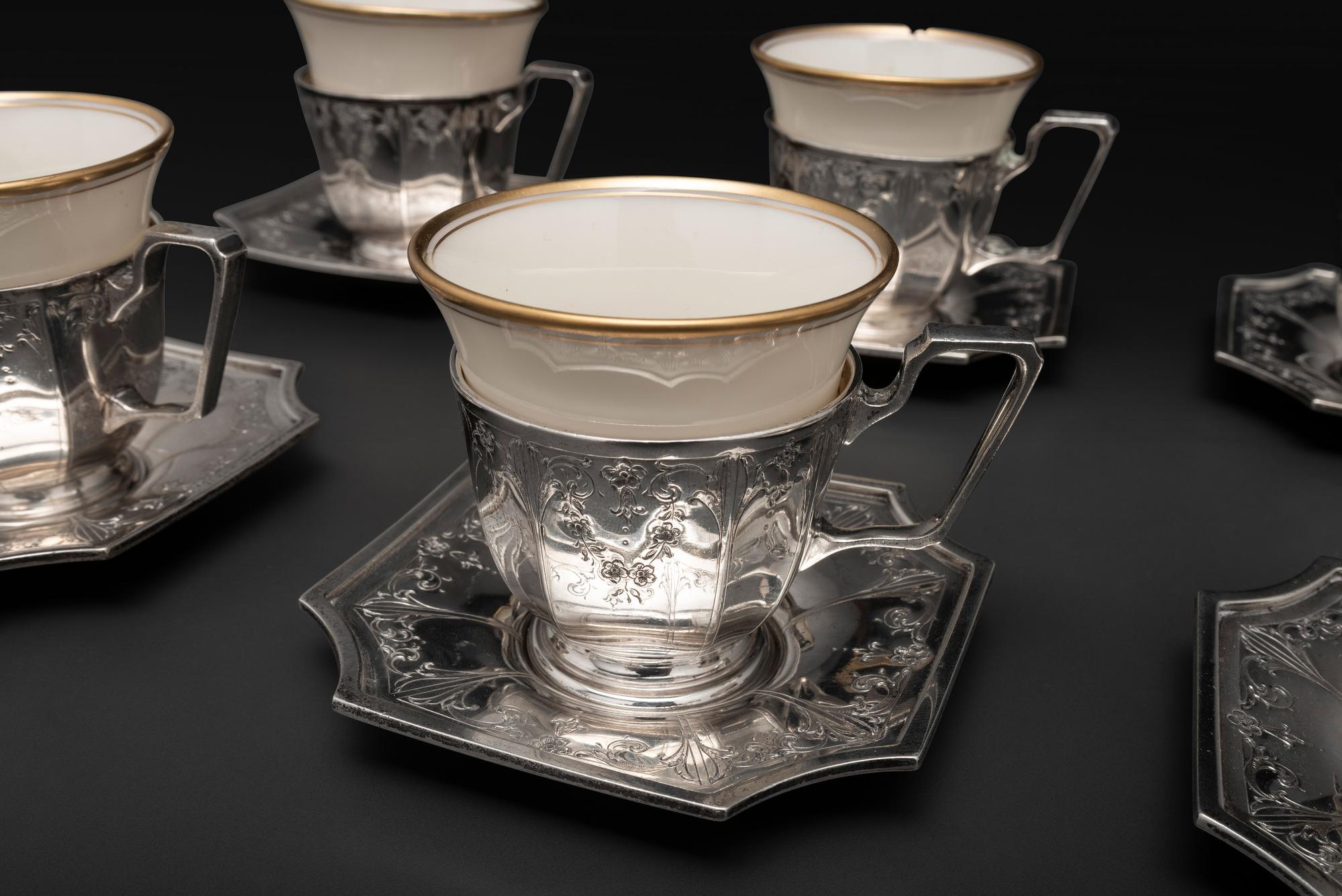 An American Silver Demitasse Service