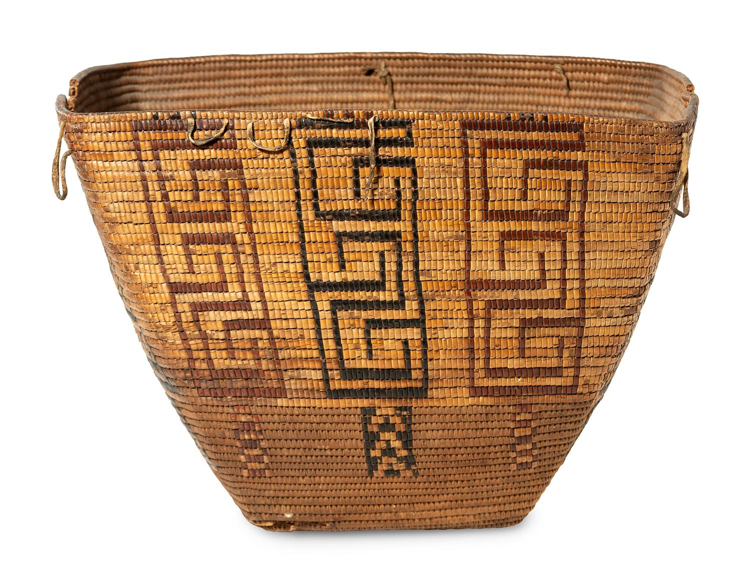 Salish Imbricated Storage Basket