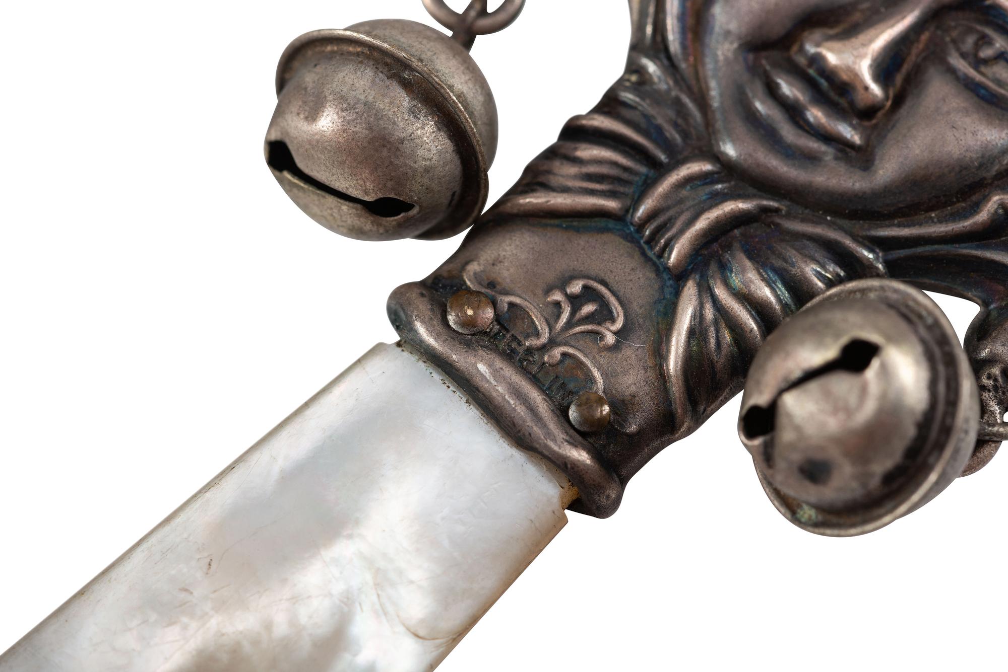 Five Silver Rattle Whistles