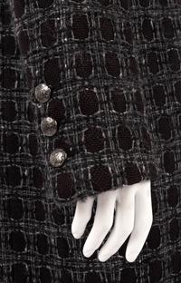 Chanel Figured Tweed Coat, Fall 2014