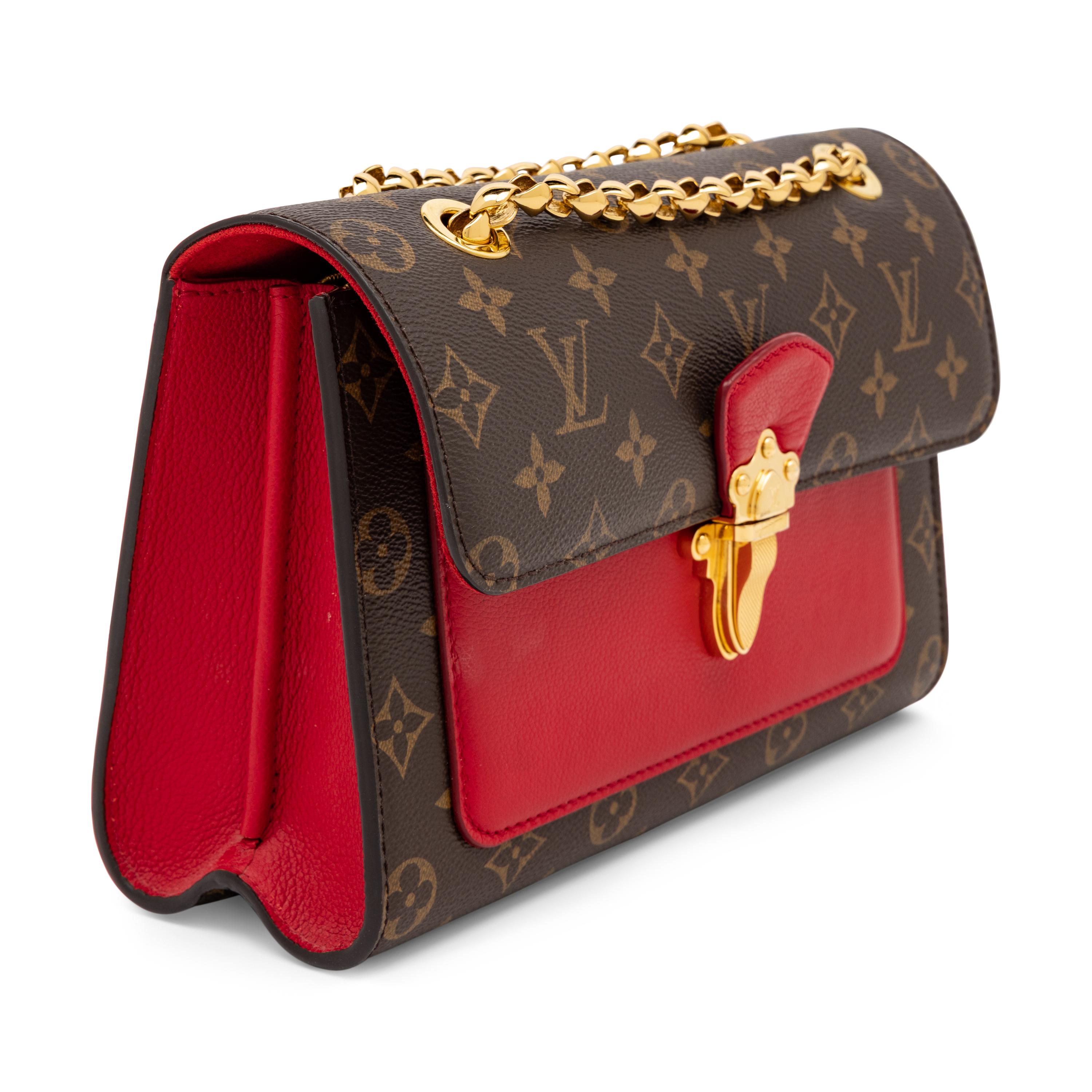 Louis Vuitton, Victoire Bag in Monogram/Cherry