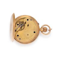 18K YELLOW GOLD DEMI-HUNTER POCKET WATCH
