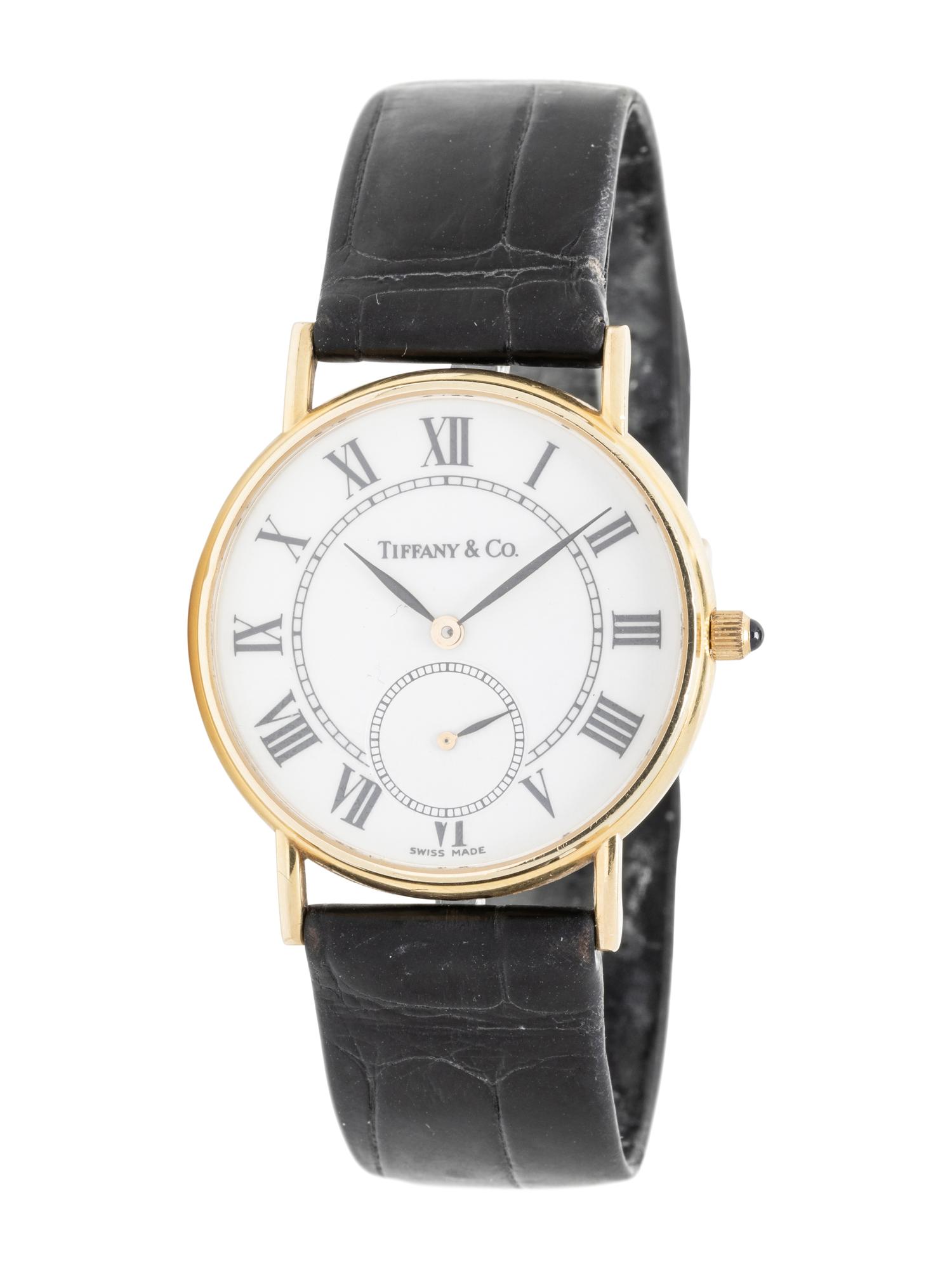 TIFFANY & CO., 14K YELLOW GOLD WATCH