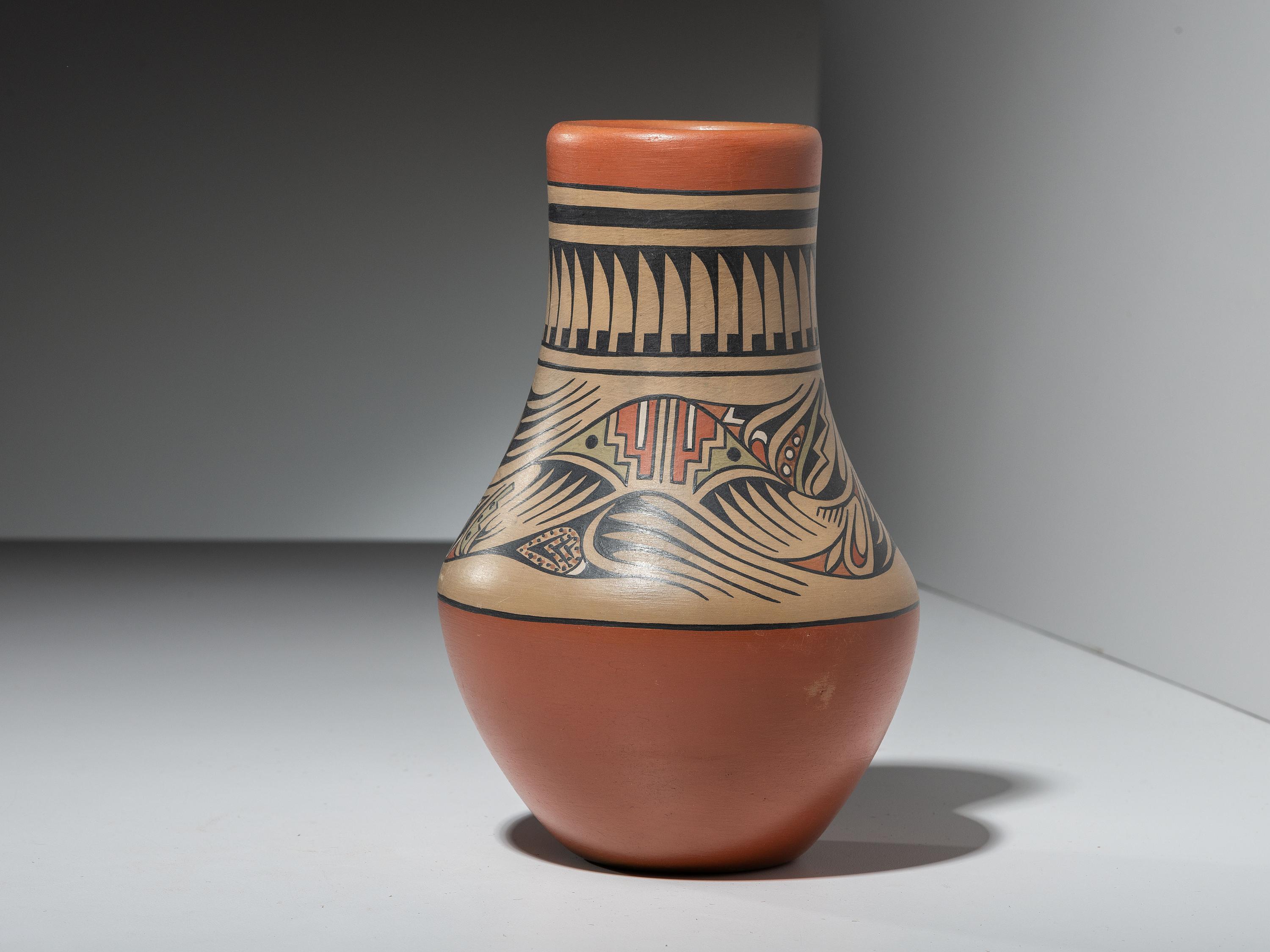 Polychrome Pottery Jar