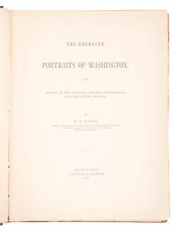 [WASHINGTON, George (1732-1799)]. A group of books and historic auction catalogues about the engraved portraits of George Washington, including Hart, comprising: