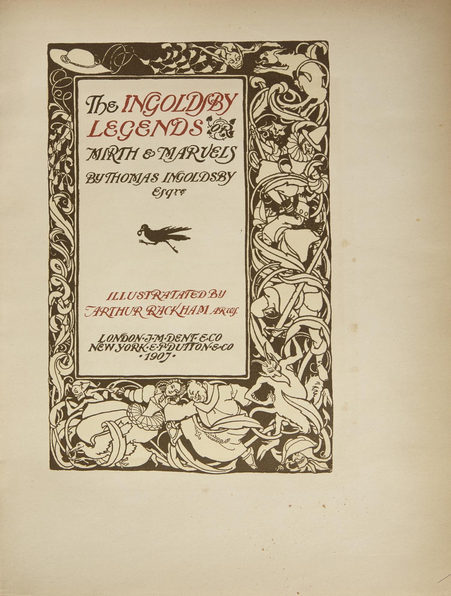 [Rackham, Arthur] Ingoldsby, Thomas. The Ingoldsby Legends or Mirth & Marvels