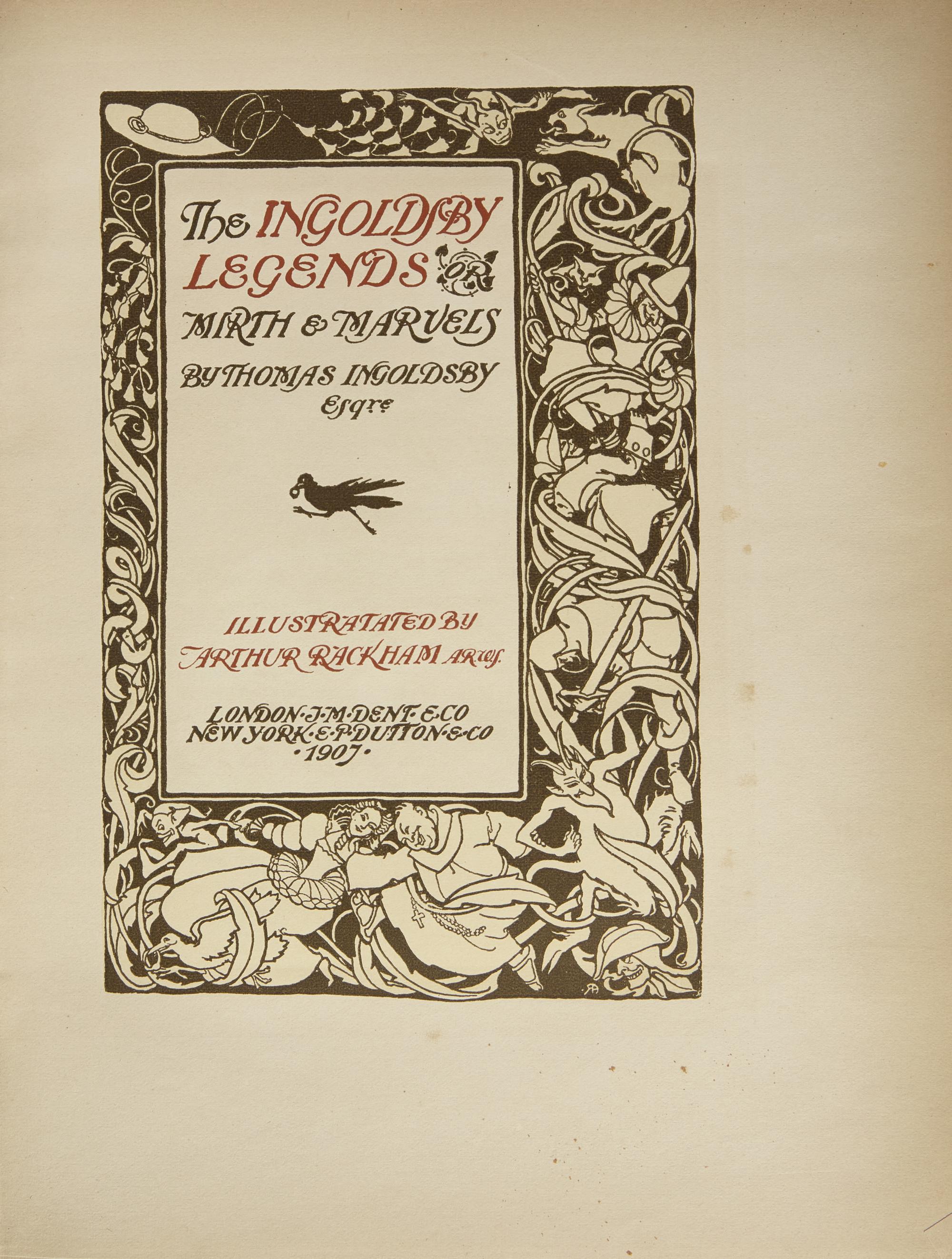 [Rackham, Arthur] Ingoldsby, Thomas. The Ingoldsby Legends or Mirth & Marvels