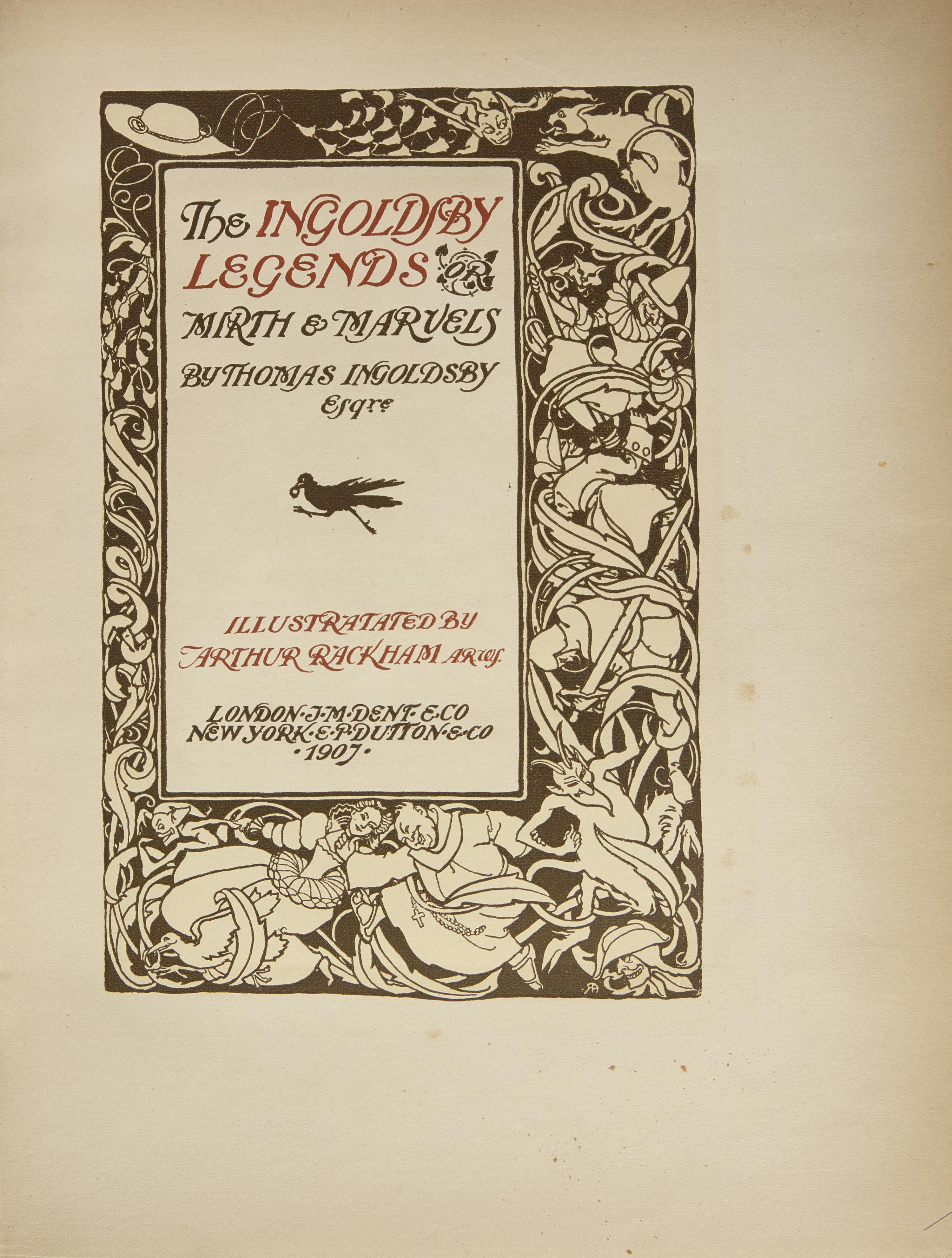 [Rackham, Arthur] Ingoldsby, Thomas. The Ingoldsby Legends or Mirth & Marvels
