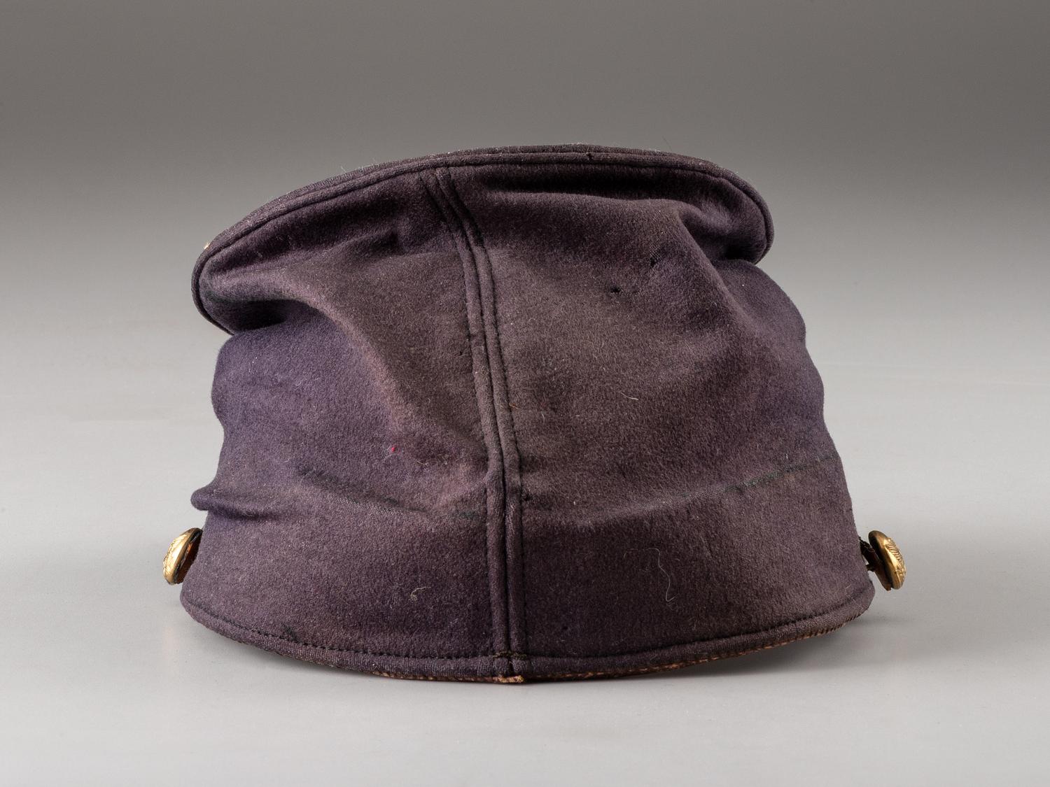 [CIVIL WAR]. Ulster County, NY forage cap with "McClellan" maker's imprint.