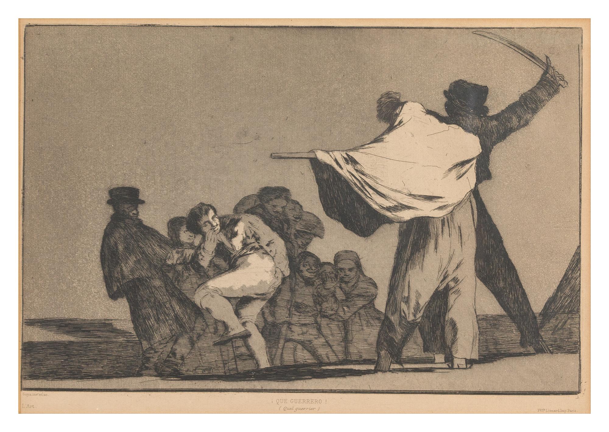 Francisco Goya, (Spanish, 1746–1828), Que Guerrero